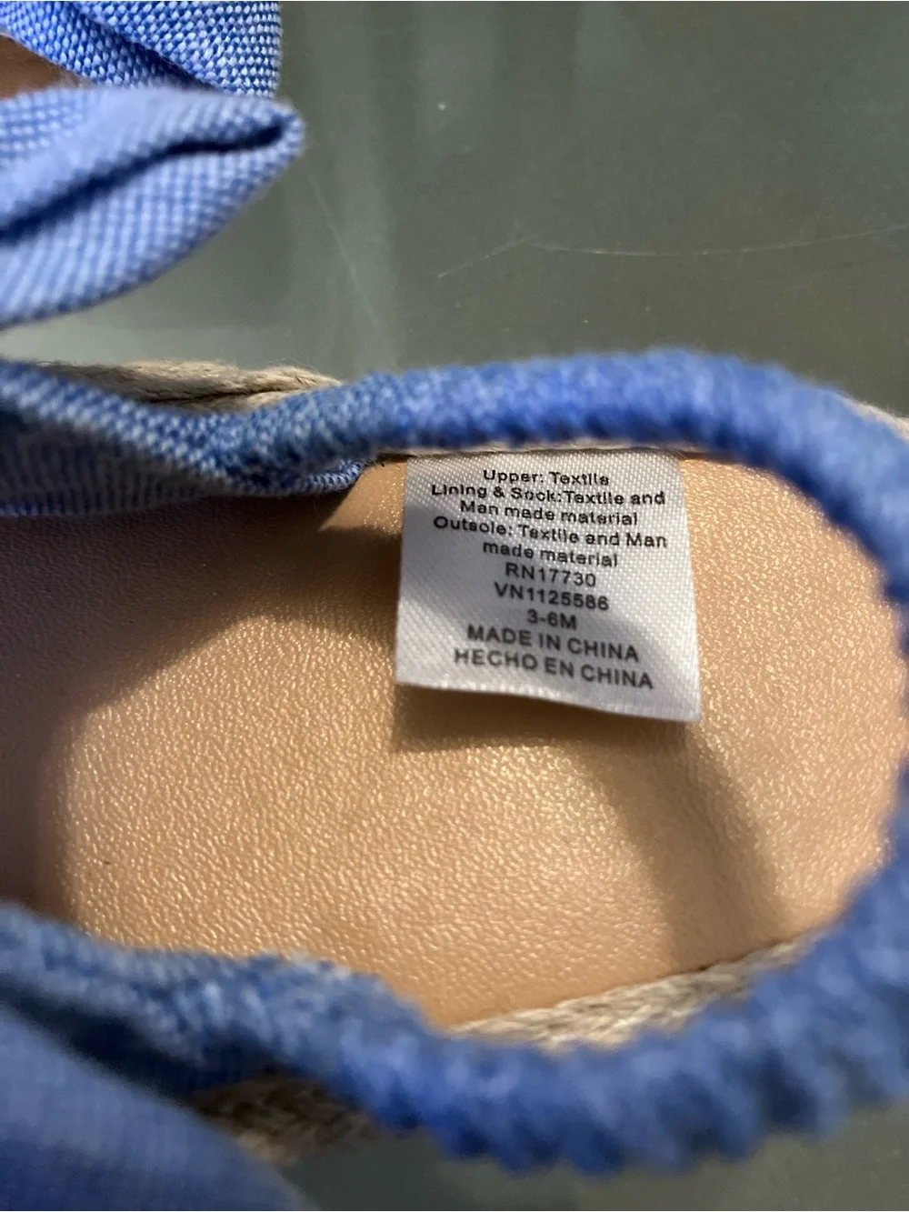 Baby Girls Blue Bow Sandals - Cloud Island 3-6 Months
